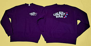 Фиолетовая худи на заказ