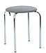 Металевий круглий табурет із м'яким сидінням штабельований Софі Перли для дому, кафе, їдальні, школи AMF, фото 3