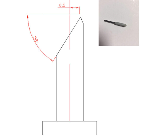 Різальний ніж SkyCut Reflective blade C/V/D (000015393)