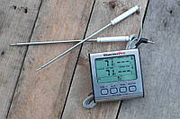 Сток Термометр с двумя щупами ThermoPro TP-17 (-10..+300 °C) двухканальный с таймером и магнитом