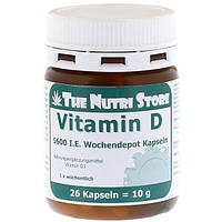 Вітамін D The Nutri Store Vitamin D, 5600 IE 26 Caps ФР-00000125 TV, код: 7517818