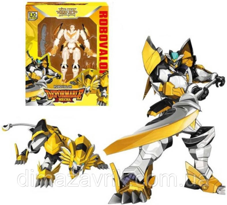 Трансформер YZ-163-4 Робот 15 см Монстр, у коробці 21х18х7 см, фото 1