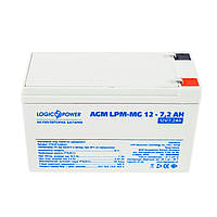Аккумулятор мультигелевый LogicPower AGM LPM-MG 12 - 7.2Ah BX, код: 7294010
