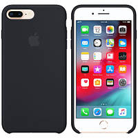 Чехол - накладка для IPhone 8 Plus / бампер на айфон 8 плюс black / Silicone case.