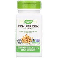 Пажитник Nature's Way Fenugreek Seed 610 mg 100 Veg Caps NWY-12800 PS, код: 7518140