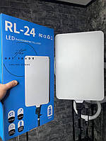 Прямоугольная светодиодная LED лампа для фото и видео RL-24, Видео свет профессиональный для trk