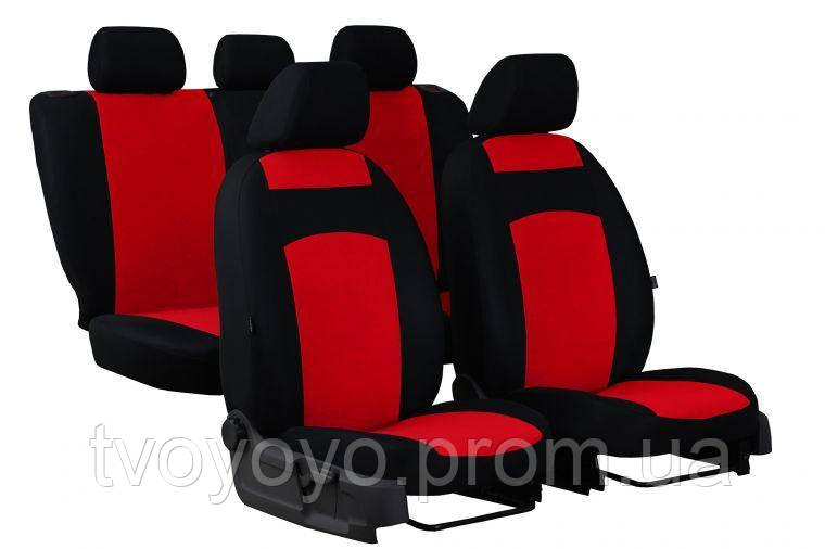 Авточехлы Toyota Yaris (2005-2011) POK-TER Classic Plus с красной вставкой TV, код: 8148984 - фото 1 - id-p2167404250