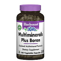 Мультиминералы + Бор с Железом Bluebonnet Nutrition 180 гелевых капсул IN, код: 1845328