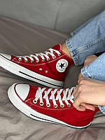 Кеди високі Converse all star жіночі Кеди високі червоні зручні Кросівки та кеди Converse стильні 36-40 39 стильно