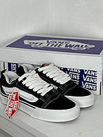 Кеды мужские летние ванс, демисизон стильные унисекс Кеди Vans Old Skool KNU Black-White удобно