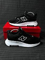 Кроссовки New Balance летние модные мужские new balance 574 замша-текстиль Черные 41 удобно