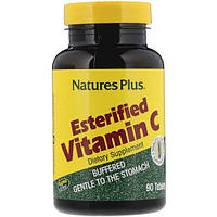 Витамин C Nature's Plus NAP-02212 Esterified Vitamin C 90 Tabs IN, код: 7572636
