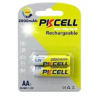 Аккумулятор Pkcell AA NI-MH 2600MAH 1.2V 2PCS RTU (AA2600-2B RTU)