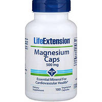 Микроэлемент Магний Life Extension Magnesium Caps 500 mg 100 Veg Caps IN, код: 7667229