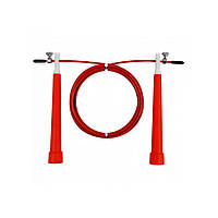 Скоростная скакалка Speed Cable Rope EasyFit EF-1423-R 3 м, со стальным тросом, красная, World-of-Toys