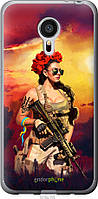 Пластиковый чехол Endorphone Meizu MX5 Украинка с оружием Multicolor (5316t-105-26985) FT, код: 7748512