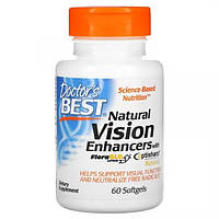 Комплекс для профилактики зрения Doctor's Best Natural Vision Enhancers 60 Caps KP, код: 7847833