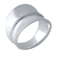 Серебряное кольцо SilverBreeze с фианитами 2031550 17 размер IN, код: 1643423
