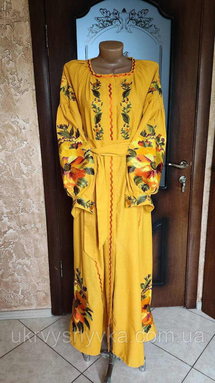 Яскраве вишите плаття "Райський сад"