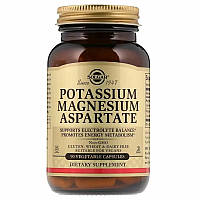 Микроэлемент Калий Solgar Potassium Magnesium Aspartate 90 Veg Caps FE, код: 7595542