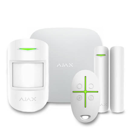 Комплект сигналізації Ajax StarterKit 2 White, фото 1