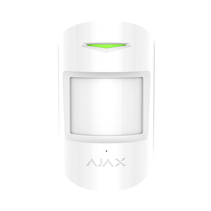 Бездротовий датчик руху і розбиття Ajax CombiProtect White, фото 1