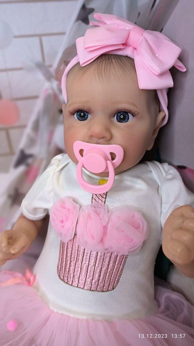 Reborn кукла Saskia 3д 3d малышка ребенок роспись девочка Саския - фото 5 - id-p2167451894