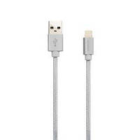 Кабель Canyon USB - Lightning 0.96м, White (CNS-MFIC3PW) в оплетке.