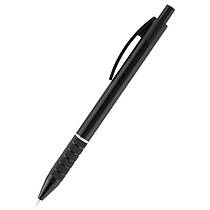 Ручка масляна автоматична чорний металевий корпус Axent Prestige 1086