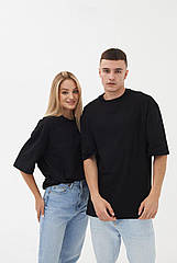 Футболка YOU OVERSIZE 95% бавовна 5% еластан (190г) Black