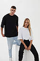 Футболка YOU OVERSIZE 95% бавовна 5% еластан (190г) White, фото 5