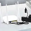 Кабель живлення 12V для роутера/модему USB DC, 1м, Чорний / Шнур для роутера Wifi / USB кабель для роутера, фото 3