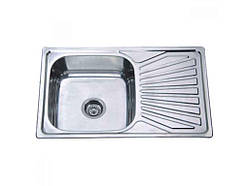 Мийка врізна 780х480х180мм Z7848-08-180E (SATIN) ТМ ZERIX