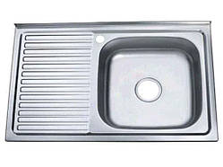 Мійка накладна 800х500х160мм Z8050R-06-160P (polish) ТМ ZERIX