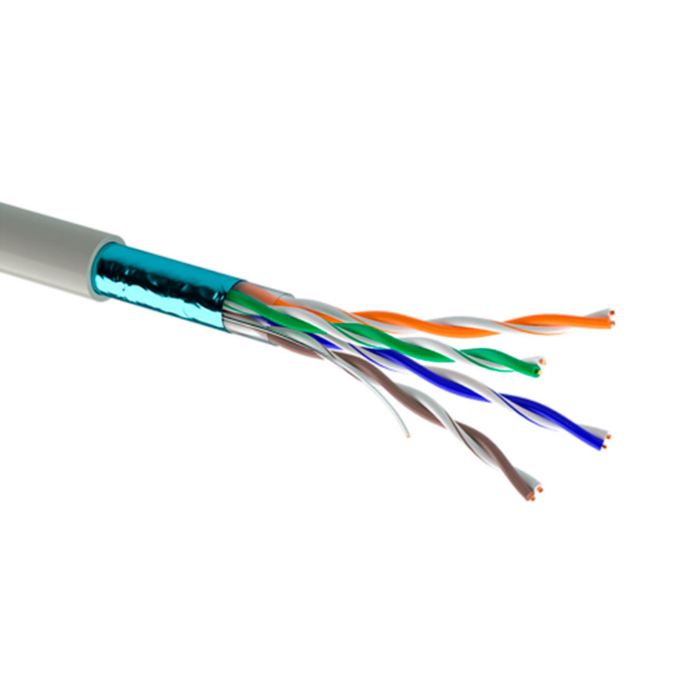 Кабель Одескабель КПВЕ-ВП (200) 4*2*0.51 (F/UTP-cat.5E), CU, екран., для внутр. боліт, 100 м.