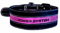 Пояс для важкої атлетики Power System PS-3870 Girl Power Black/Pink S PS_3870_S_Pink VH