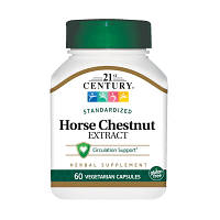 Натуральная добавка 21st Century Horse Chestnut Extract, 60 вегакапсул EXP