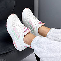 Білі текстильні кросівки з рожевими вставками взуття жіноче взуття жіноче взуття жіноче взуття жіноче