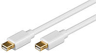 Кабель монітора-сигнальний Goobay DisplayPort mini M M 2.0m v1.2 4K60Hz D5.0mm Gold білий (7 IN, код: 7454846