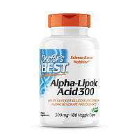Натуральная добавка Doctor's Best Alpha-Lipoic Acid 300 mg, 180 вегакапсул EXP
