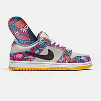 Женские кроссовки Parra X Nike SB Dunk Low 2021