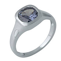 Серебряное кольцо SilverBreeze с александритом 18.5 размер (1989203) XN, код: 2637559
