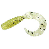 Плавающий силикон ZMAN Grubz 3.5" 6pc #Chartreuse Sparkle (GRUBZ35-233PK6)