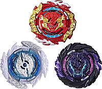 Набір із 3 бейблейдів HASBRO Beyblade Burst QuadDrive Sonic Warp