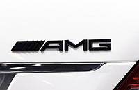 Шильдик эмблема AMG на крышку багажника