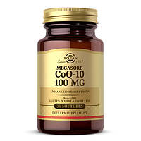 Натуральная добавка Solgar Megasorb CoQ-10 100 mg, 30 капсул EXP