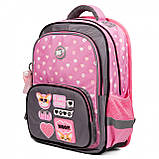 Рюкзак шкільний Yes I Love Corgi S-72 38 х 30 х 15 см, 17 л , рожевий (559596), фото 3