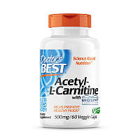 Жиросжигатель Doctor's Best Acetyl-L-Carnitine 500 mg, 60 капсул EXP