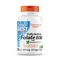 Витамины и минералы Doctor's Best Fully Active Folate 800 mcg, 60 вегакапсул EXP