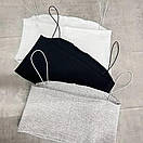 Трикотажний жіночий топ на тонких бретелях (р. 42-46) 31ma1211, фото 3